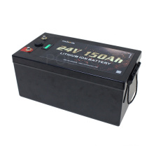 Polinovel LCD USB 24 Volt Marine Lithium LifePO4 System 24 V Solar Battery 150AH